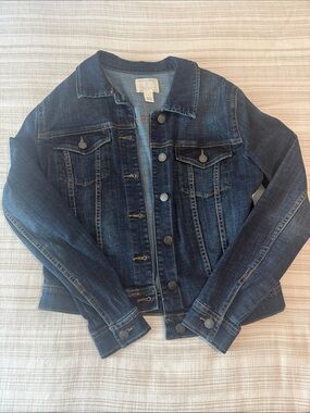 Caslon Dark Blue Denim Jacket